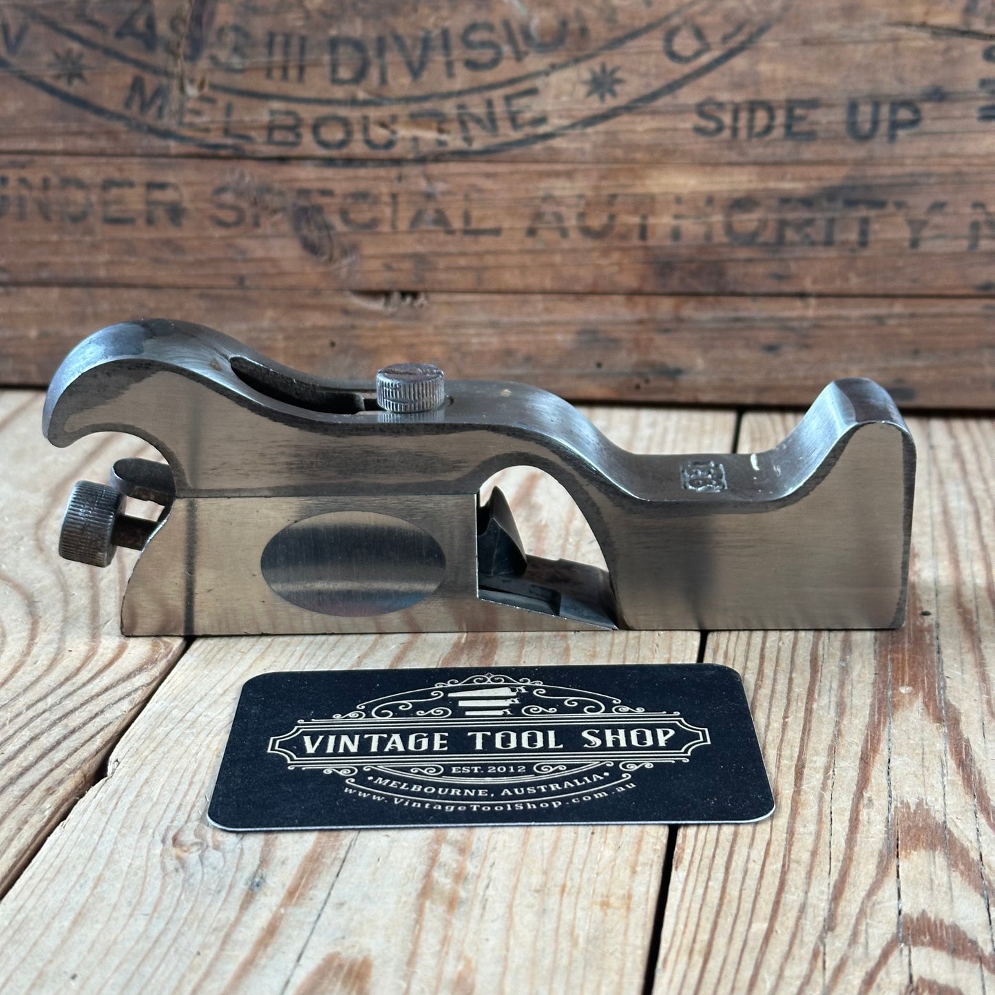 N1794 Vintage STANLEY England No.93 Rabbet REBATE Shoulder CHISEL PLANE
