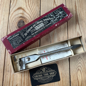 N1834 NEW OLD STOCK! Vintage IRWIN USA No.2 expansive DRILL BIT IOB