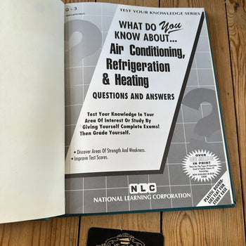XBN181 Vintage 1991 BOOK WHAT DO YOU KNOW ABOUT AIR CONDITIONING, REFRIGERATION & HEATING