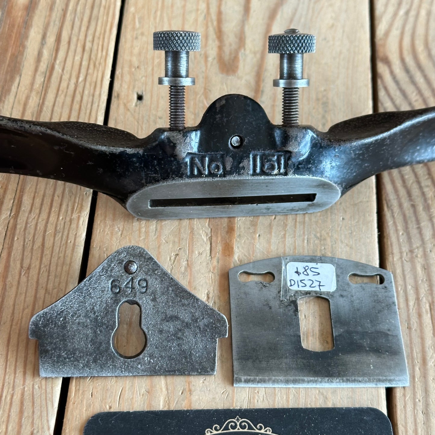 D1527 Vintage STANLEY Canada No.151 adjustable SPOKESHAVE