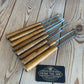 D1920 COOL! Vintage set of 8 x Carving CHISELS
