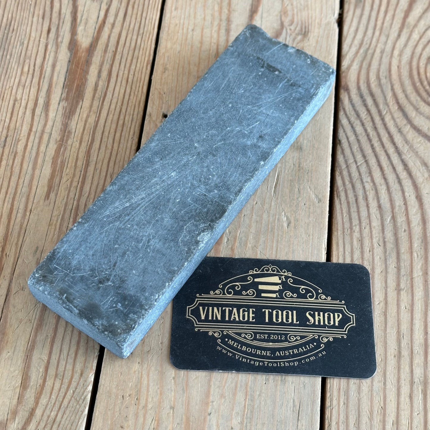 A365 Vintage Large SCOTTISH TAM-O-SHANTER water stone natural sharpening stone