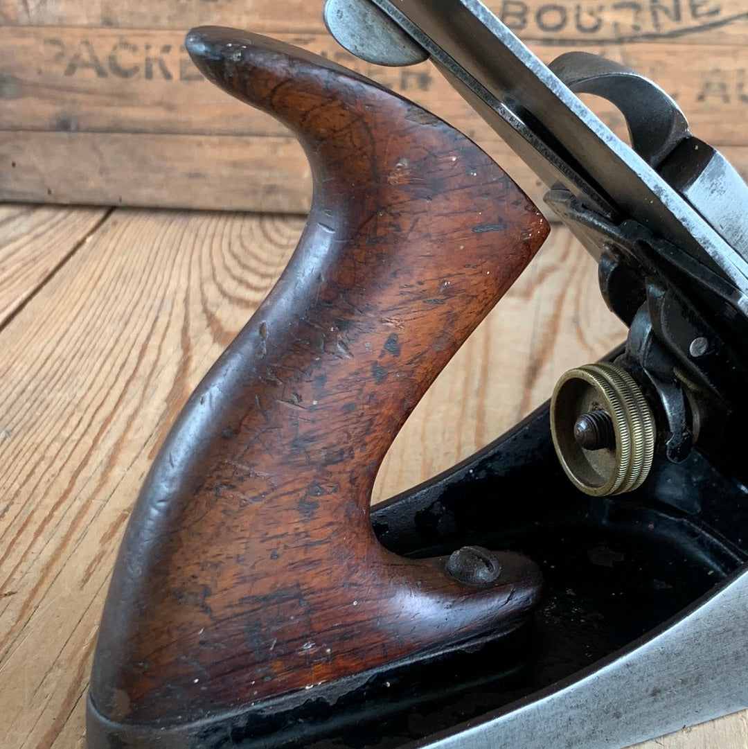 H707 Vintage STANLEY USA Type 7 circa 1893-1899 No. 4 1/2 PLANE Rosewood handles