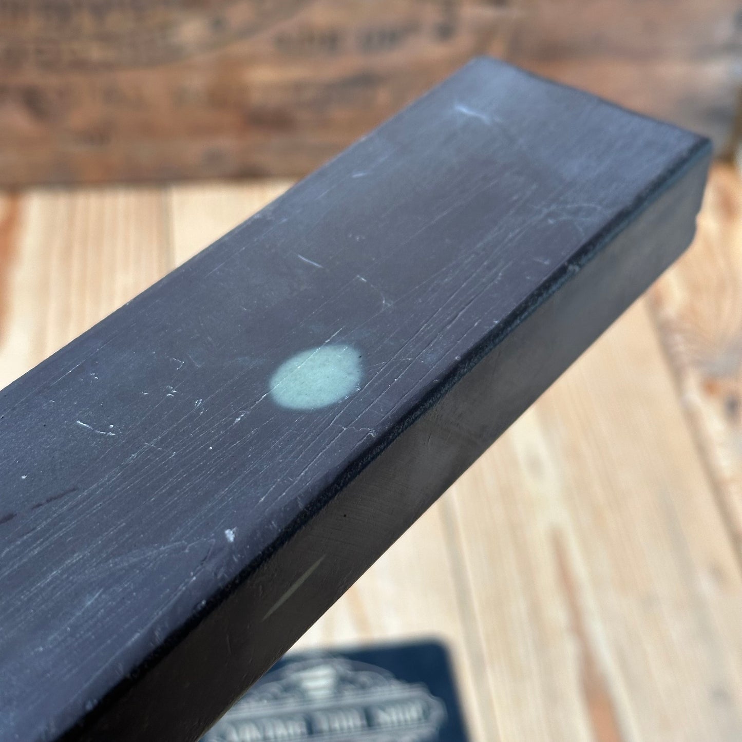A376 Vintage LA LUNE FRENCH natural sharpening water STONE
