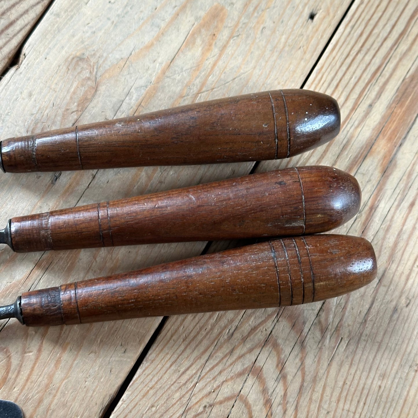 N1760 Vintage 3 x ADDIS Carving CHISEL Set