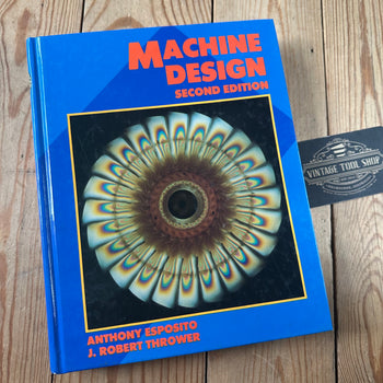 XBN69 Vintage 1991 BOOK MACHINE DESIGN by A.Esposito & J.R.Thrower