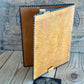 VD2259 Vintage 1960s LEATHER BOOK notebook journal diary COVER handmade in Estonia