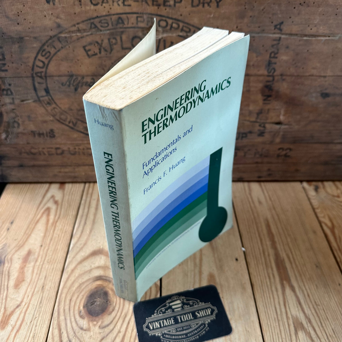 N2002 Vintage 1976 BOOK ENGINEERING THERMODYNAMICS, FUNDAMENTALS and APPLICATIONS by F.H.Huang