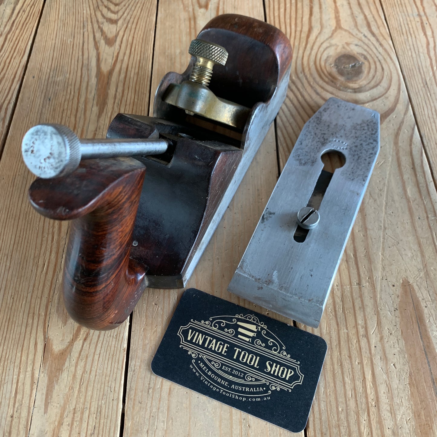 SOLD H551 Antique NORRIS London A3 Infill Smoothing PLANE