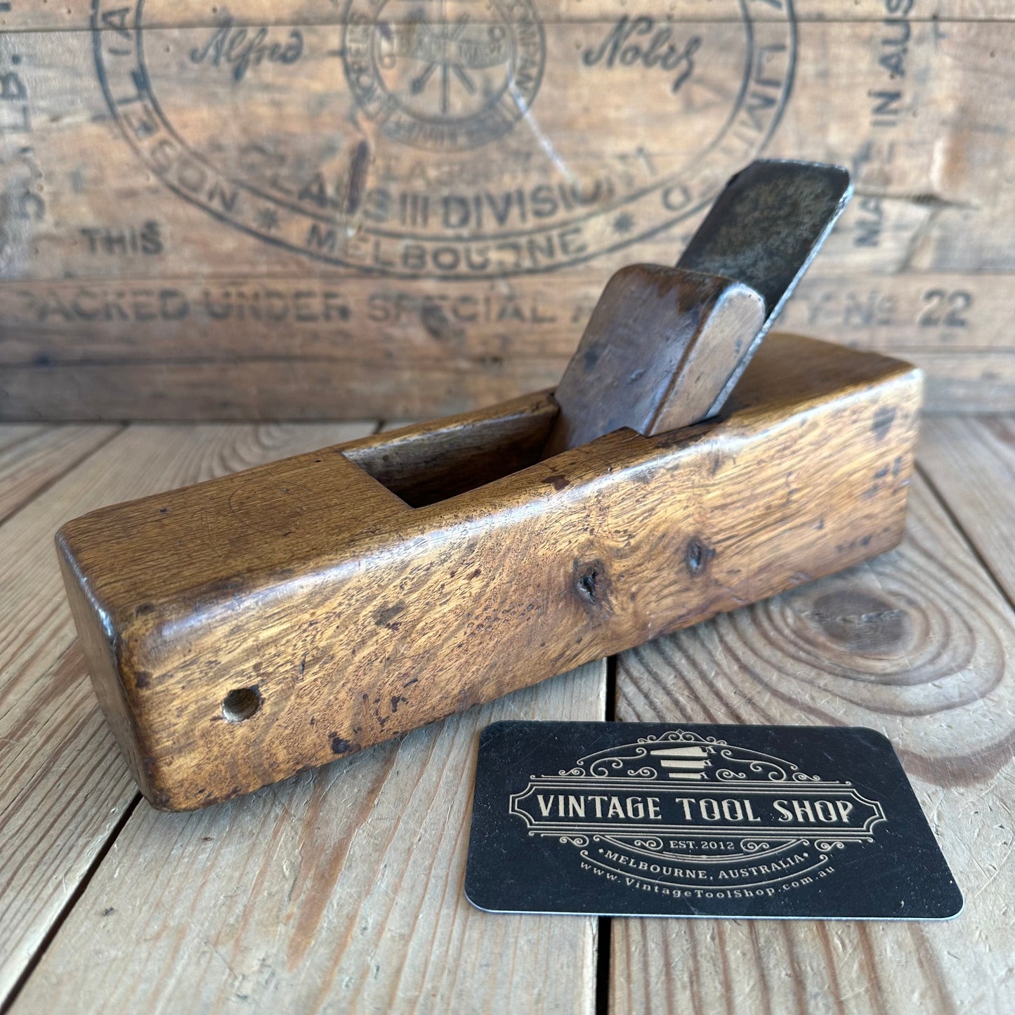 Y1061 Antique FRENCH Live Oak COOPERS Hollowing PLANE