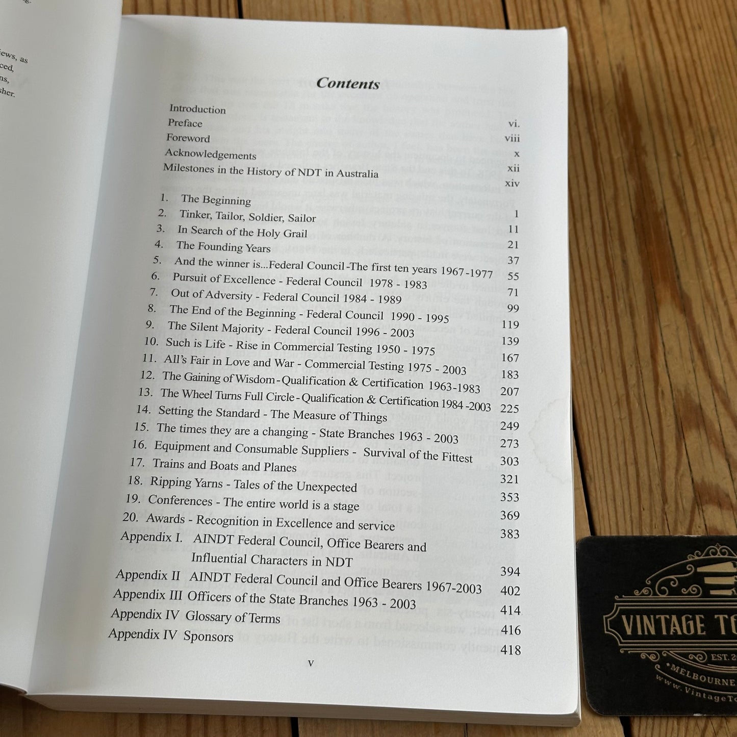 XBN87 2004 BOOK History of NON-DESTRUCTIVE TESTING in AUSTRALIA by D.Barnett
