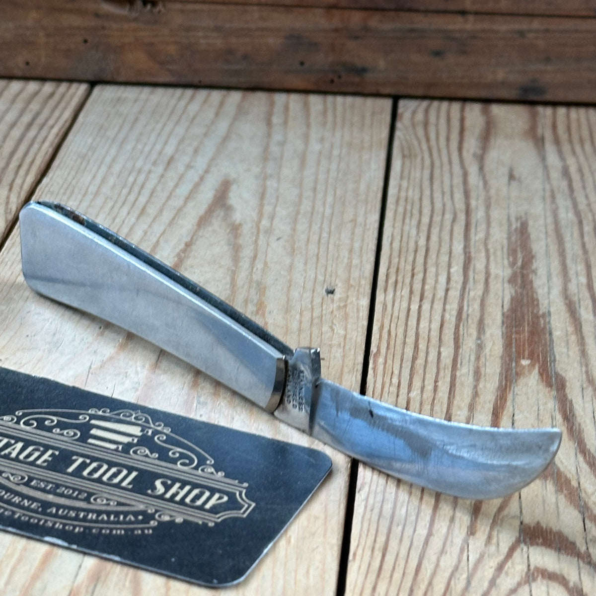 K66 COOL! Vintage Sheffield made England HAWKSBILL folding pocket KNIFE