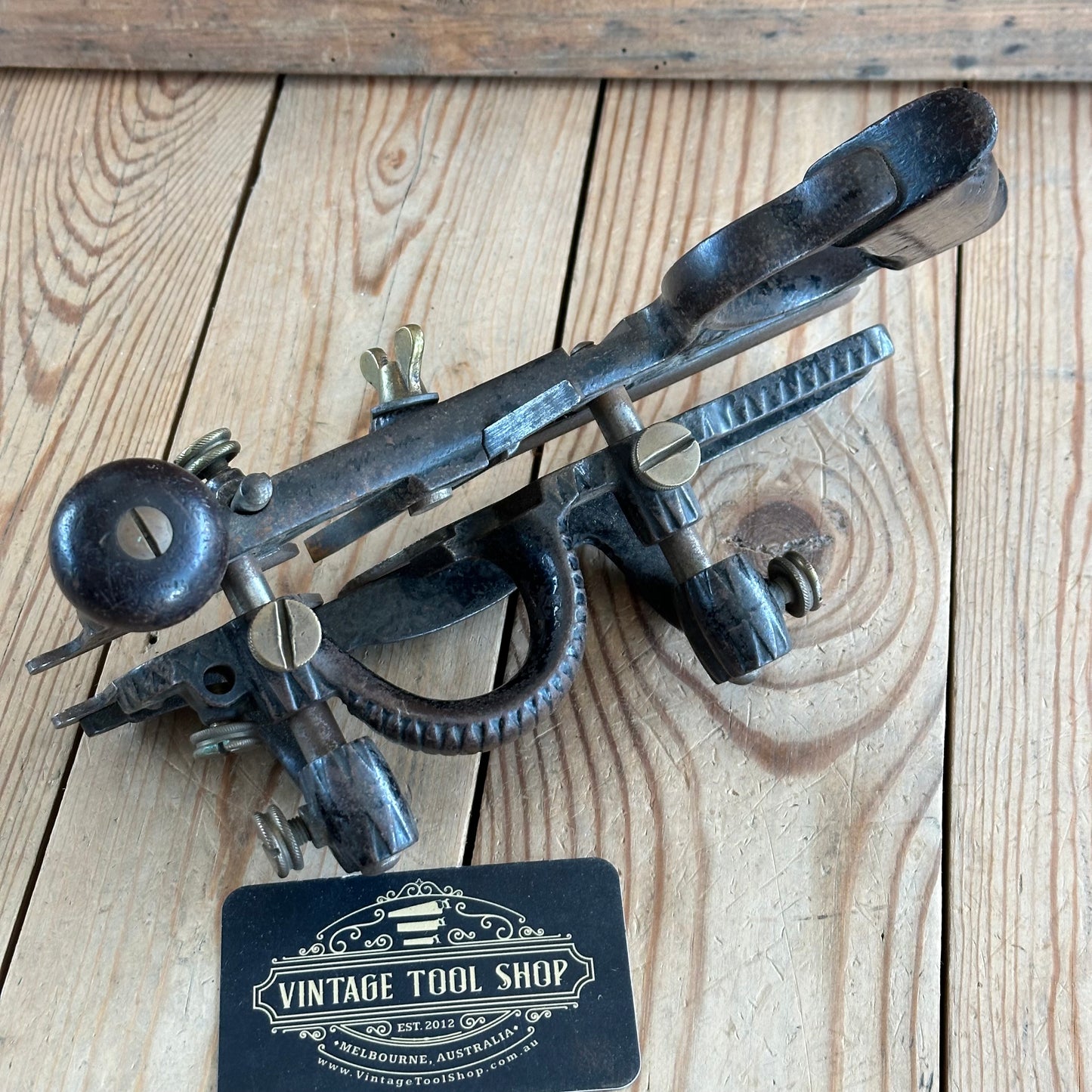 H255 Antique early STANLEY USA No.45 Combination PLANE