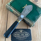 SOLD D1113 Vintage Lockwood  Brothers England PUTTY KNIFE SPATULA with an Ebony handle