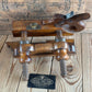 T8552 UNIQUE! Antique USER MADE Mahogany PLOUGH PLANE