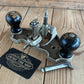 H1042 Vintage STANLEY England No. 71 Router PLANE + 2x cutters + depth stop
