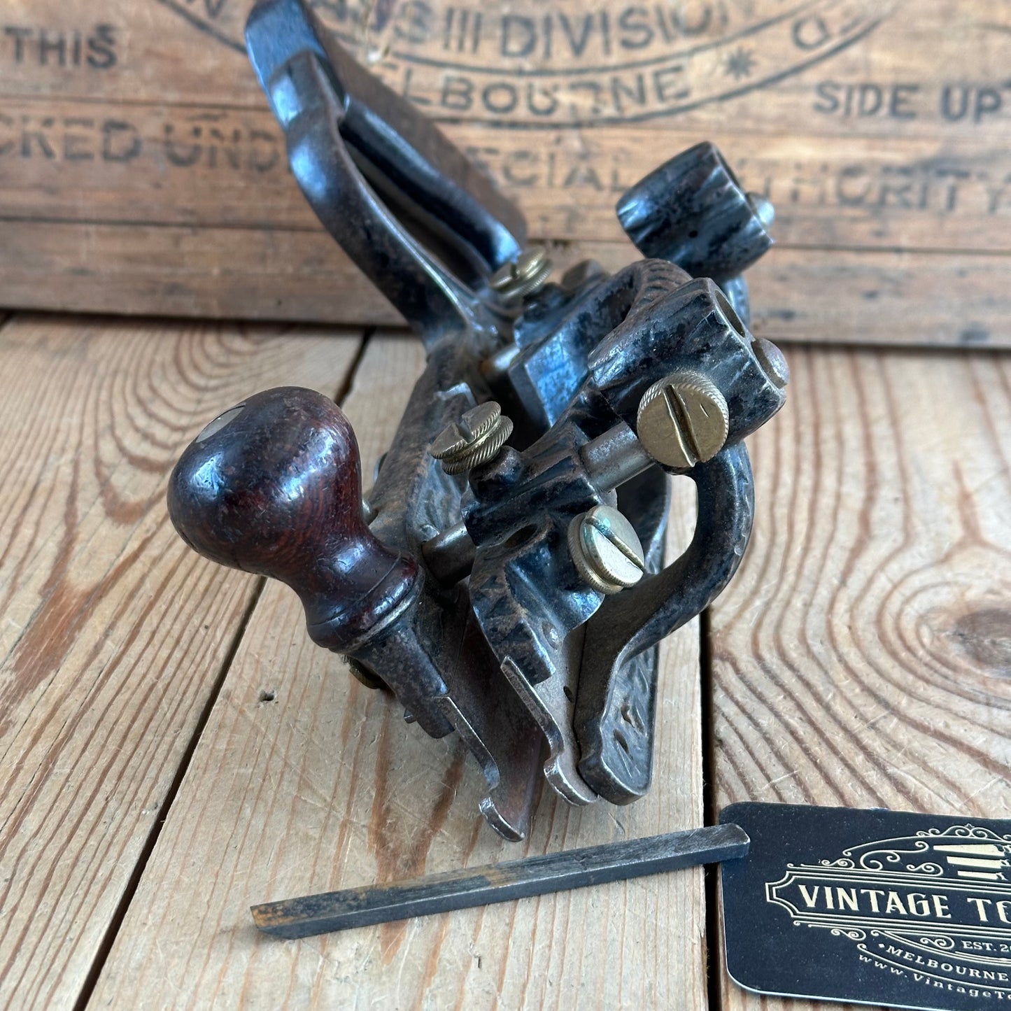 H255 Antique early STANLEY USA No.45 Combination PLANE