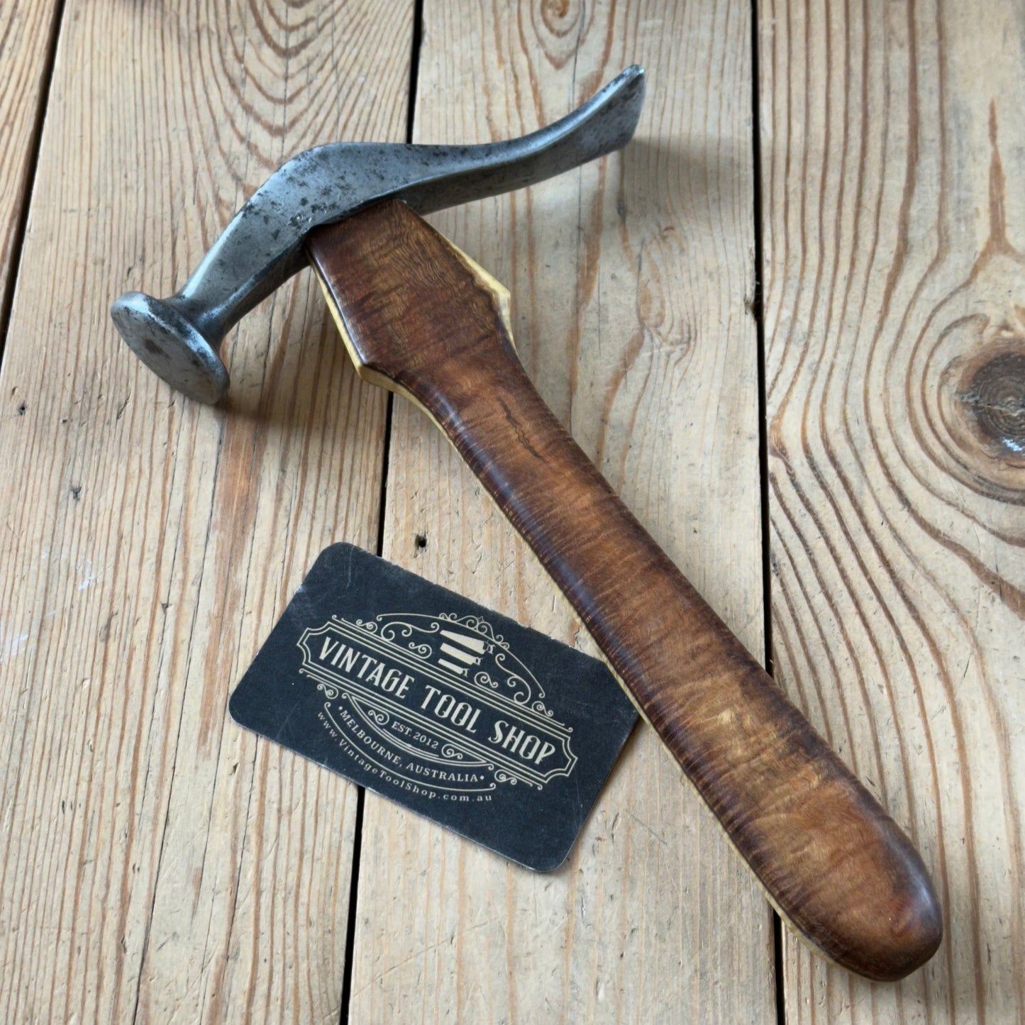 Y1954 Antique FRENCH Cobblers HAMMER Napoleons Hat with a custom GIDGEE  handle