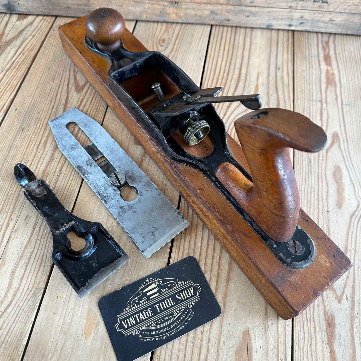 N1225 Antique STANLEY Rule & Level No.26 transitional plane