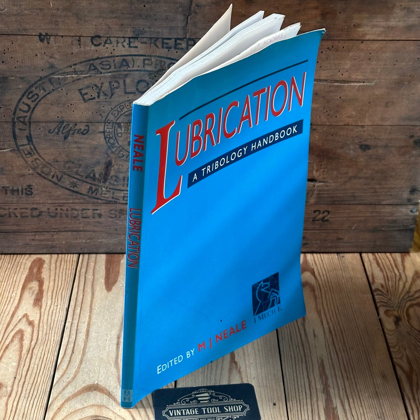 XBN57 Vintage BOOK LUBRICATION A Tribology Handbook by M.J.Neale