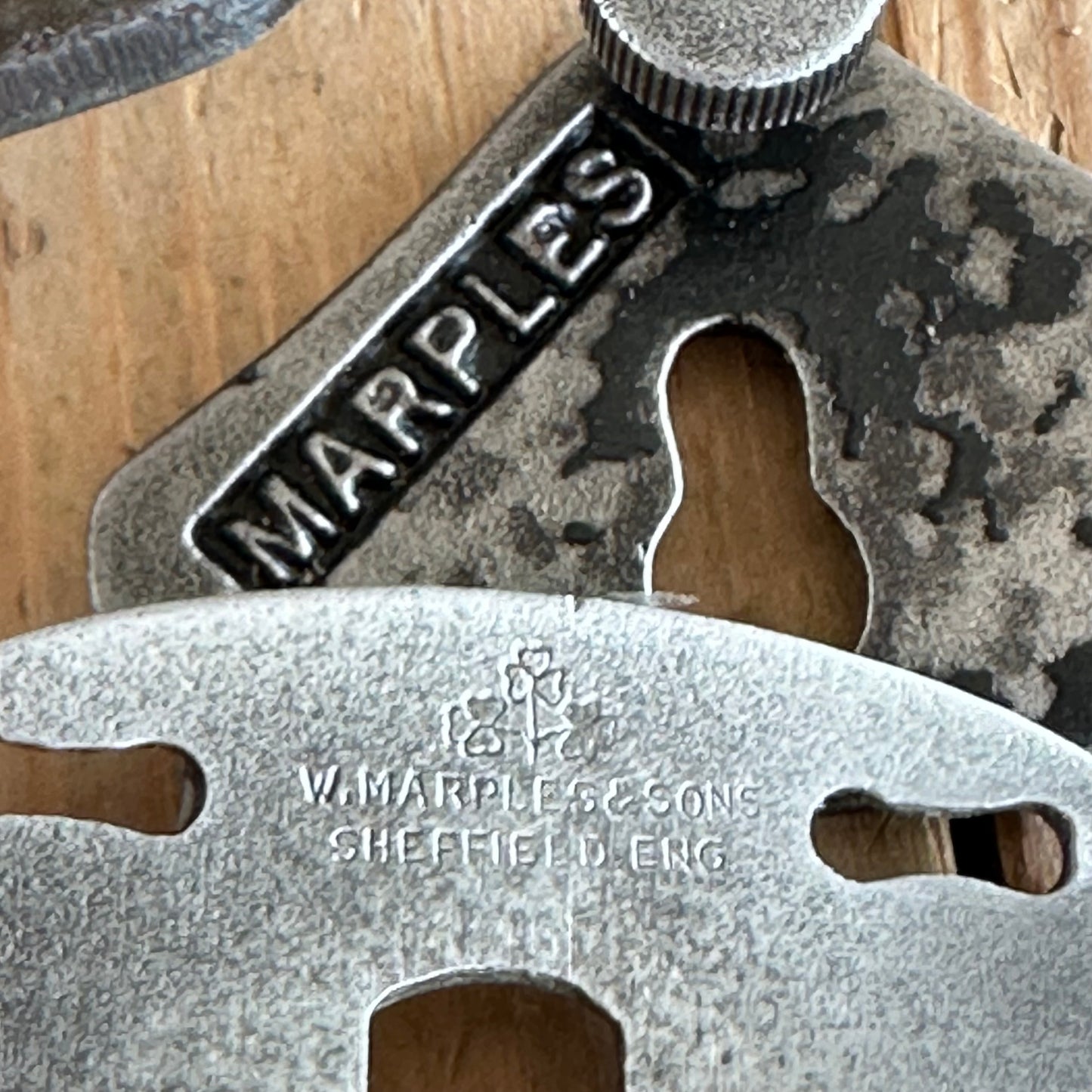 H1550 Vintage MARPLES England flat base SPOKESHAVE spoke shave