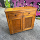H2384 Vintage shabby chic FEDERATION era PINE kitchen cabinet CUPBOARD