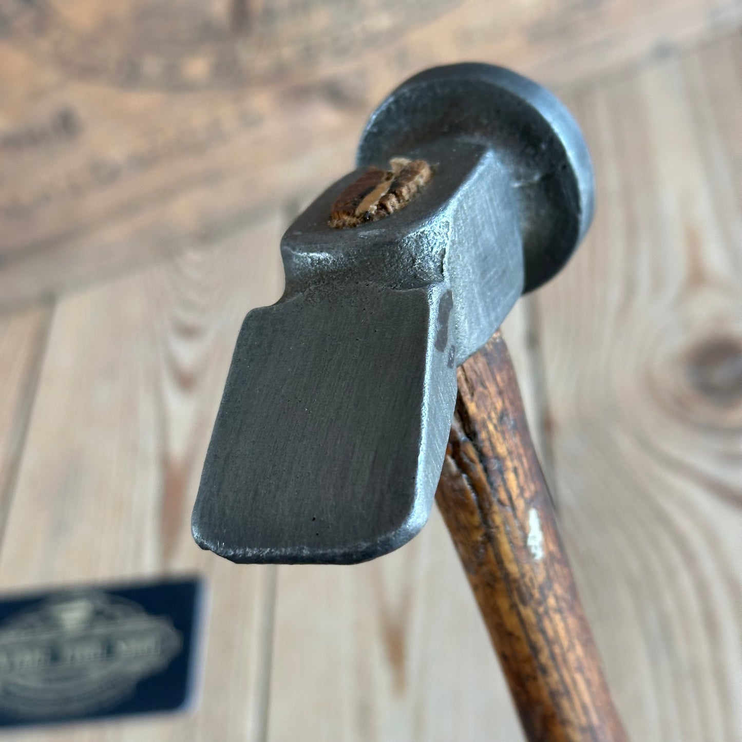 SOLD. H2240 Vintage set of 5 leather work TOOLS cobblers hammer awl knife 1/2 moon