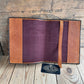 VD2254 Vintage 1960s TARTU LEATHER BOOK notebook journal diary COVER handmade in Estonia