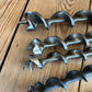 H1744 Vintage set of 13 SPUR cutter AUGER BITS in a wooden BOX