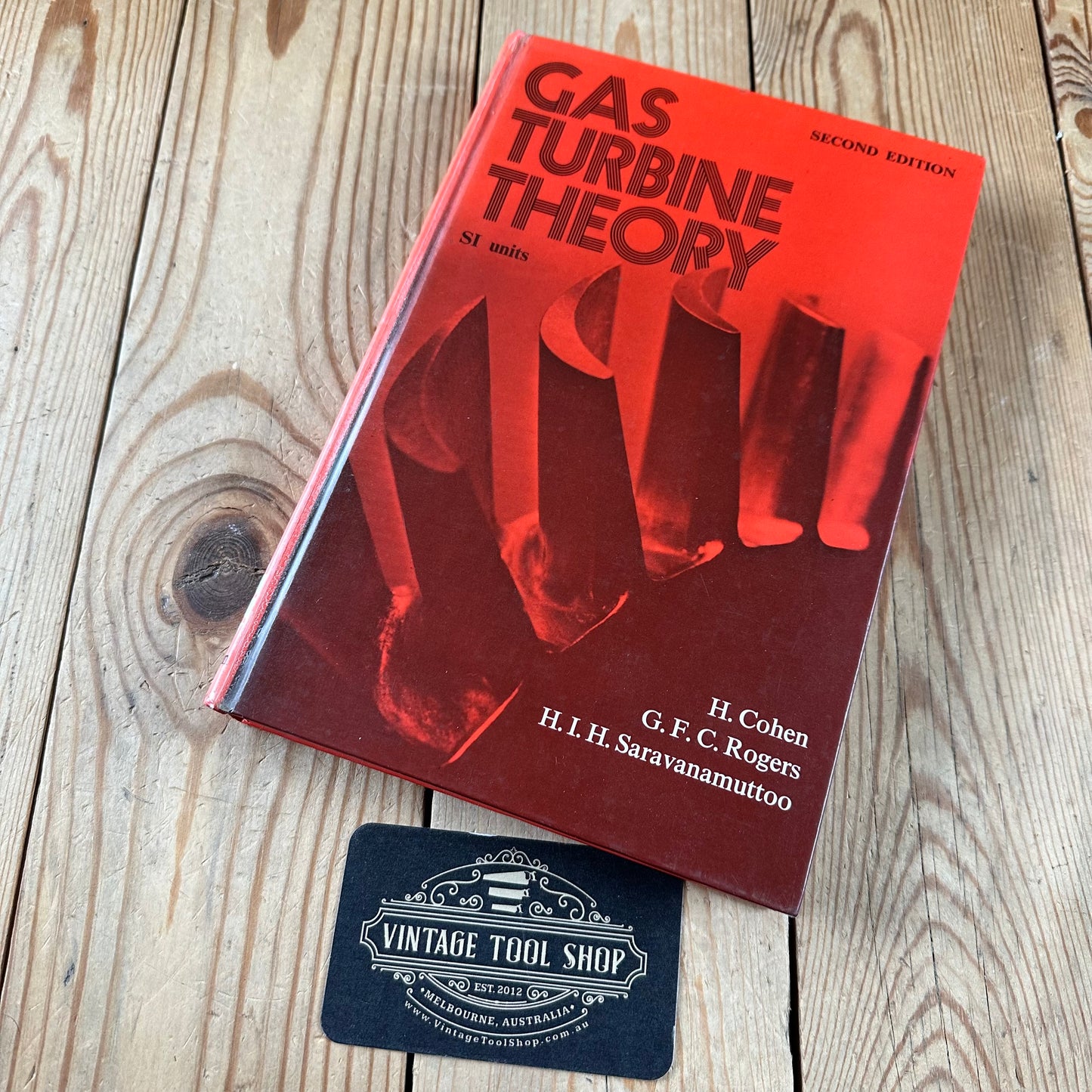 XBN146 Vintage 1979 BOOK GAS TURBINE THEORY by H.Cohen, G.F.C.Rogers, H.I.H.Saravanamuttoo