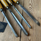 H2588 TIDY! Vintage 4 x Robert SORBY lathe turning CHISELS