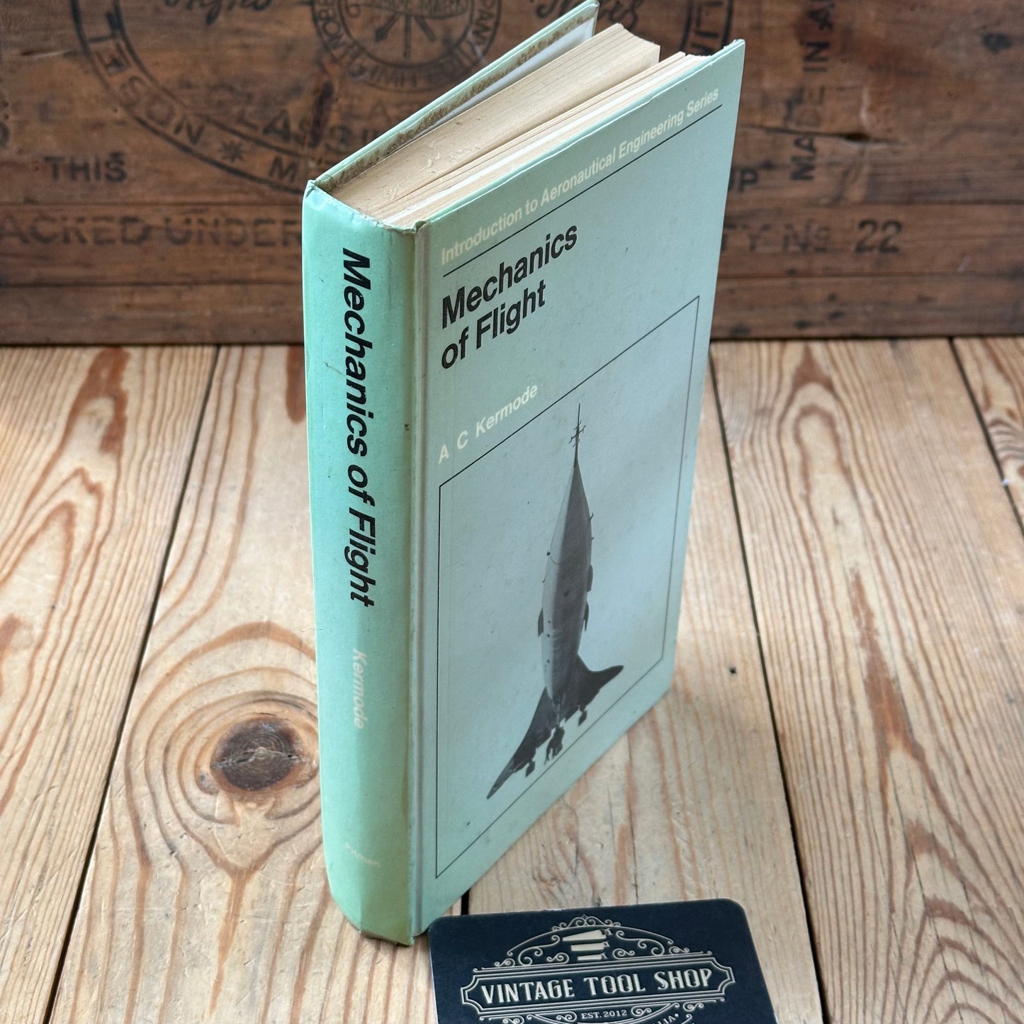 XBN86 Vintage 1981 BOOK MECHANICS OF FLIGHT by A.C.Kermode