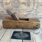 Y1061 Antique FRENCH Live Oak COOPERS Hollowing PLANE