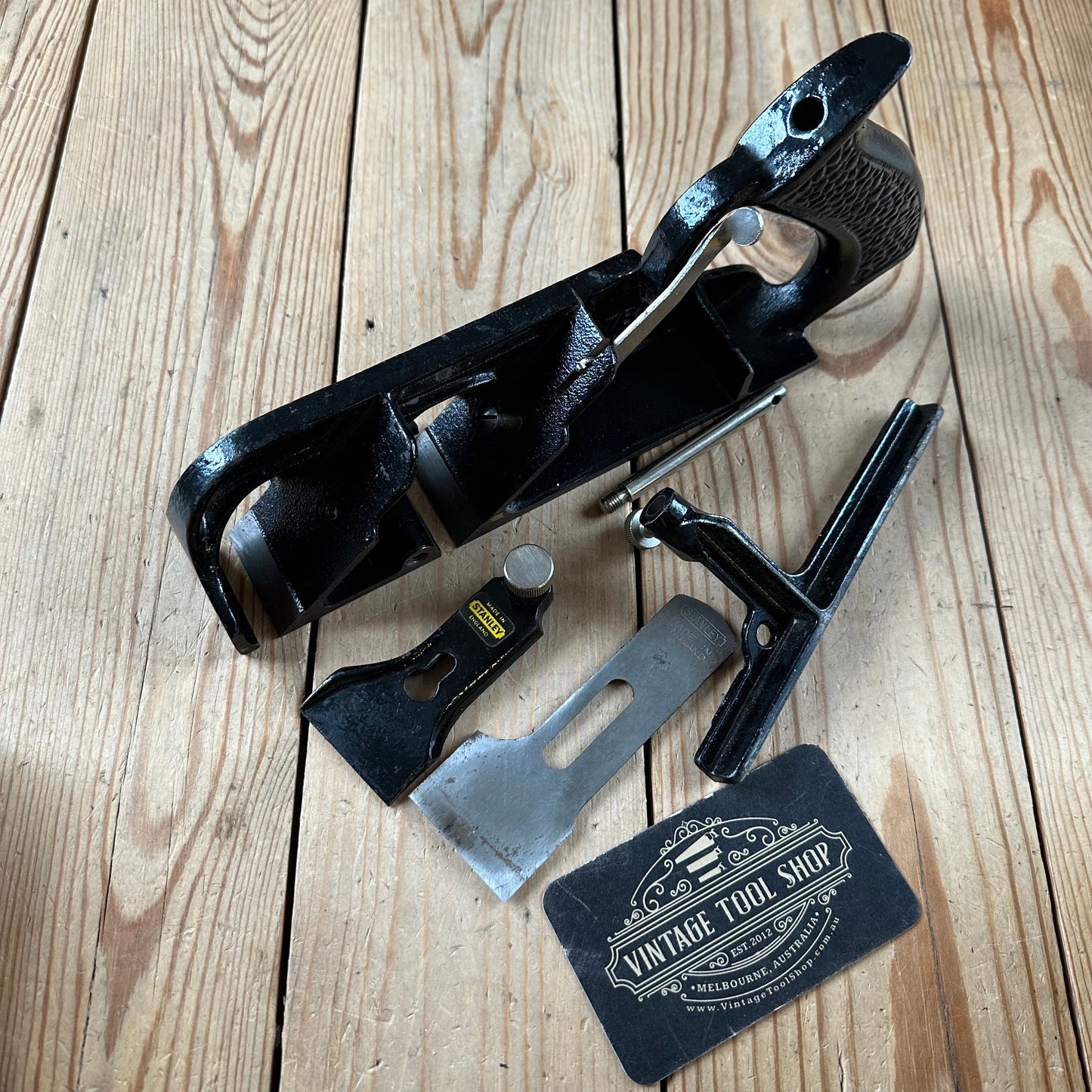 H2408 Vintage STANLEY England No.78 Duplex REBATE Rabbet PLANE IOB