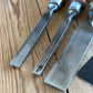 N463 Vintage set of 3 x TITAN Australia No:101 Registered Firmer CHISELS