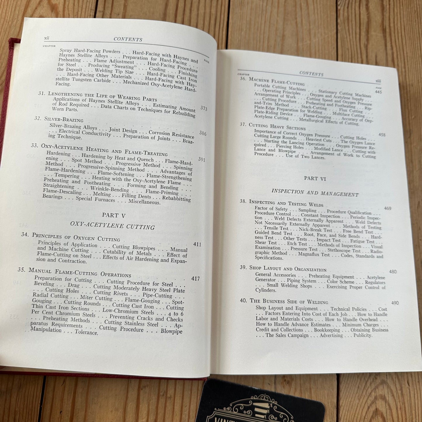 XBN127 Vintage 1960 BOOK The OXY-ACETYLENE HANDBOOK A Manual on Oxy-Acetylene WELDING and CUTTING procedures