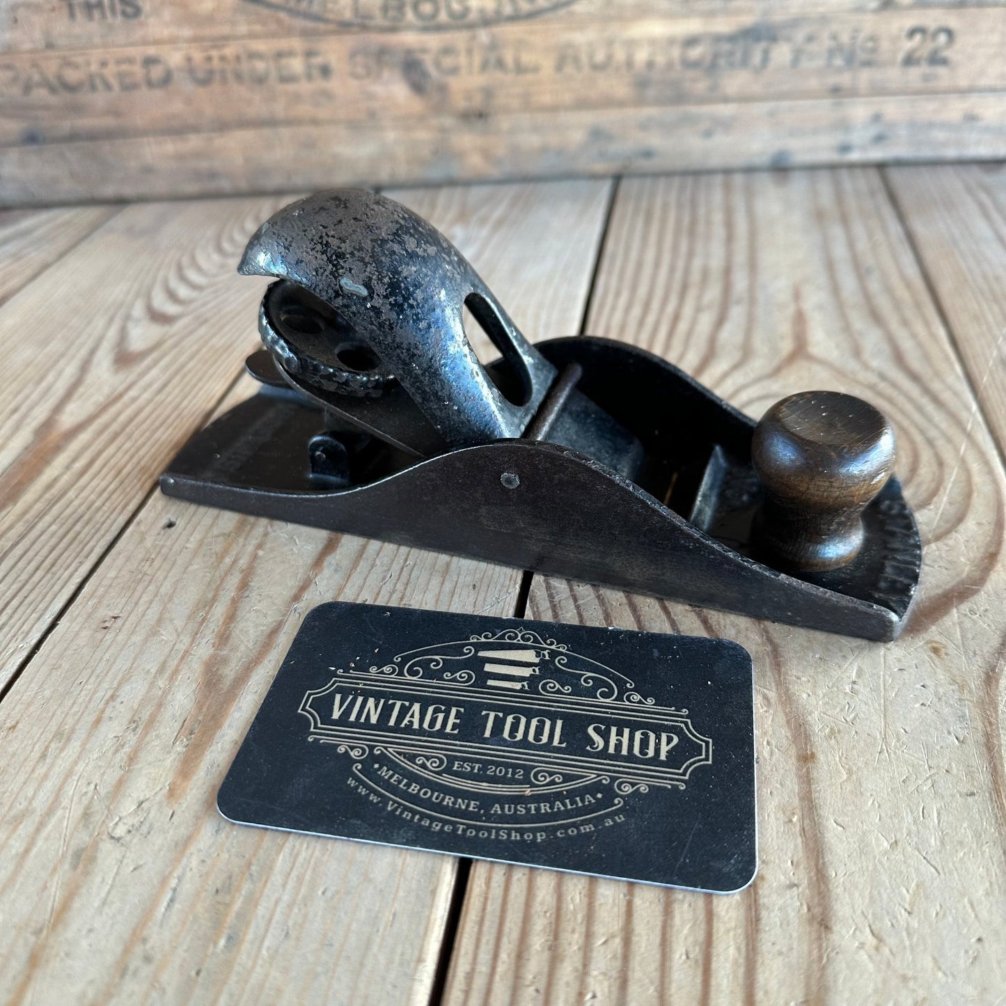 H1916 Vintage STANLEY USA No.120 BLOCK PLANE