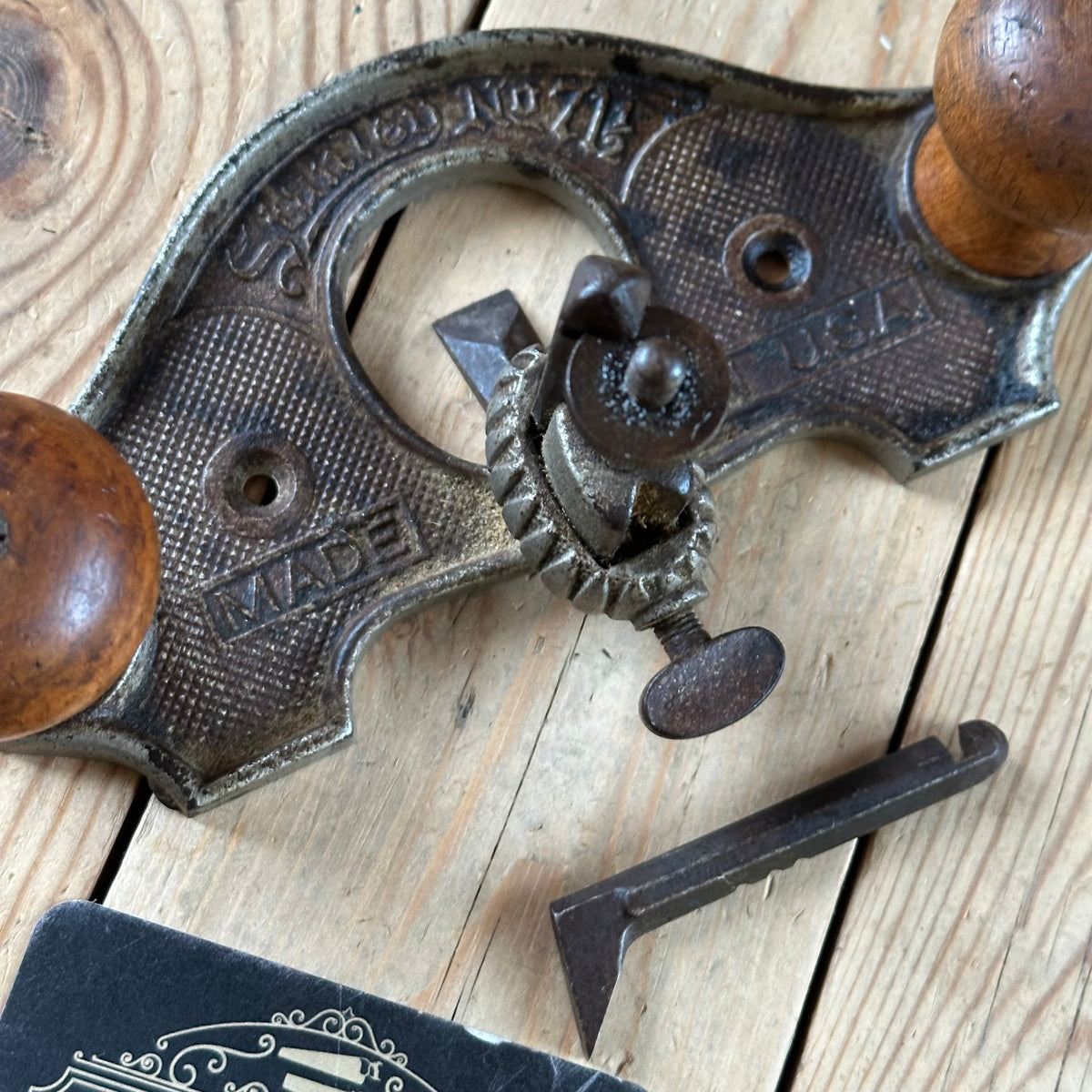H2589 Vintage STANLEY USA No.71 & 1/2 Router PLANE