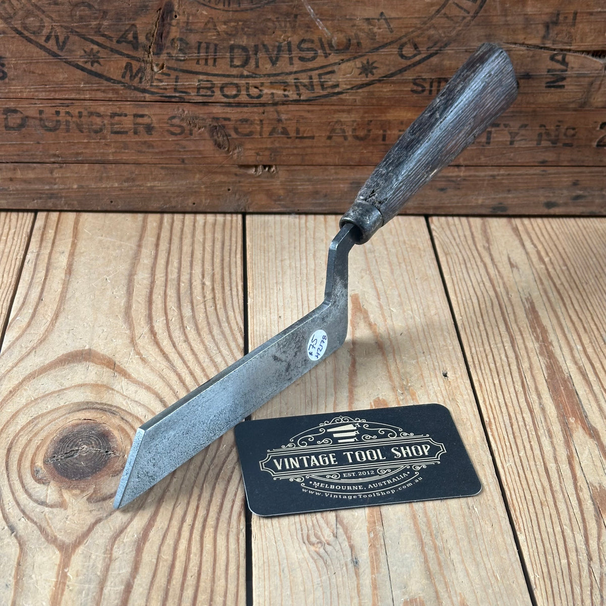 H2178 Vintage 5.5”JOSEPH TYZACK Tuckpointing TROWEL