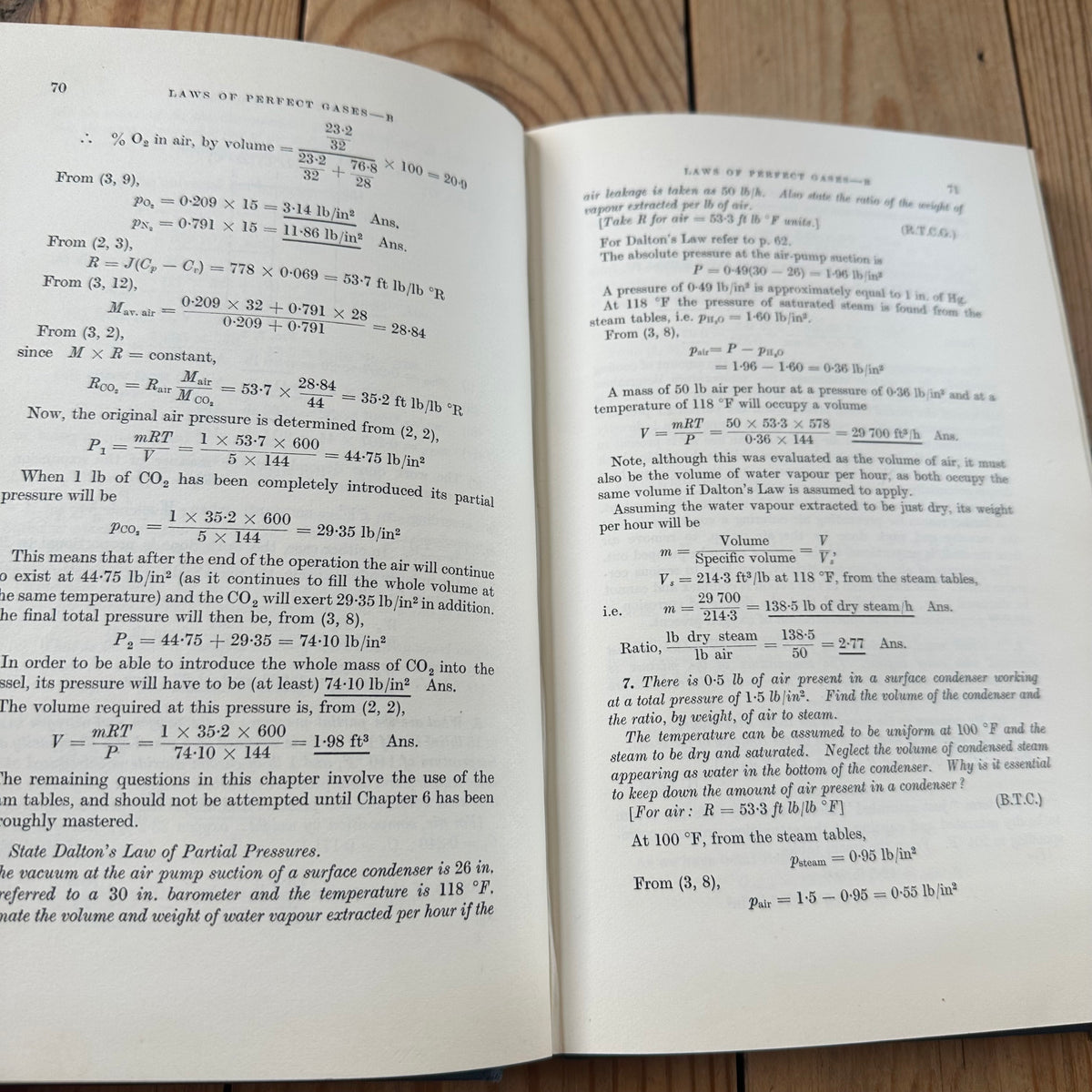 XBN211 Vintage BOOK PROBLEMS in HEAT ENGINES by A.J.Richmond ex RMIT Central Library