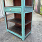 H2382 Vintage distressed shabby chic depression era MEAT SAFE CUPBOARD