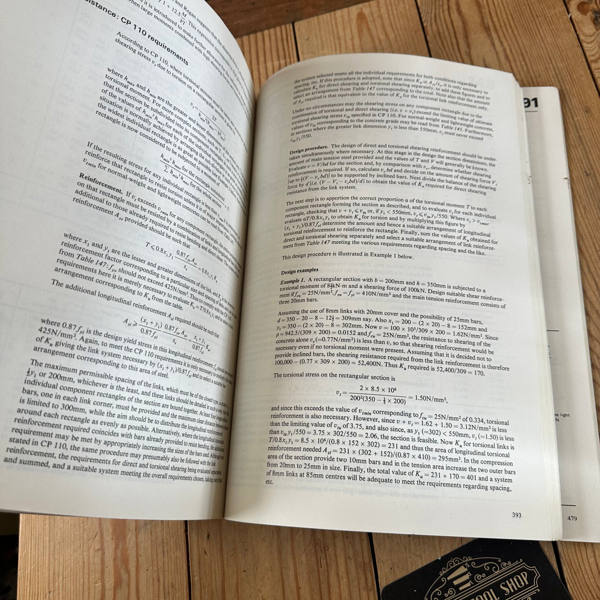 XBN81 Vintage 1981 BOOK Reinforced CONCRETE DESIGNER'S Handbook by C.E.Reynolds & J.C.Steedman