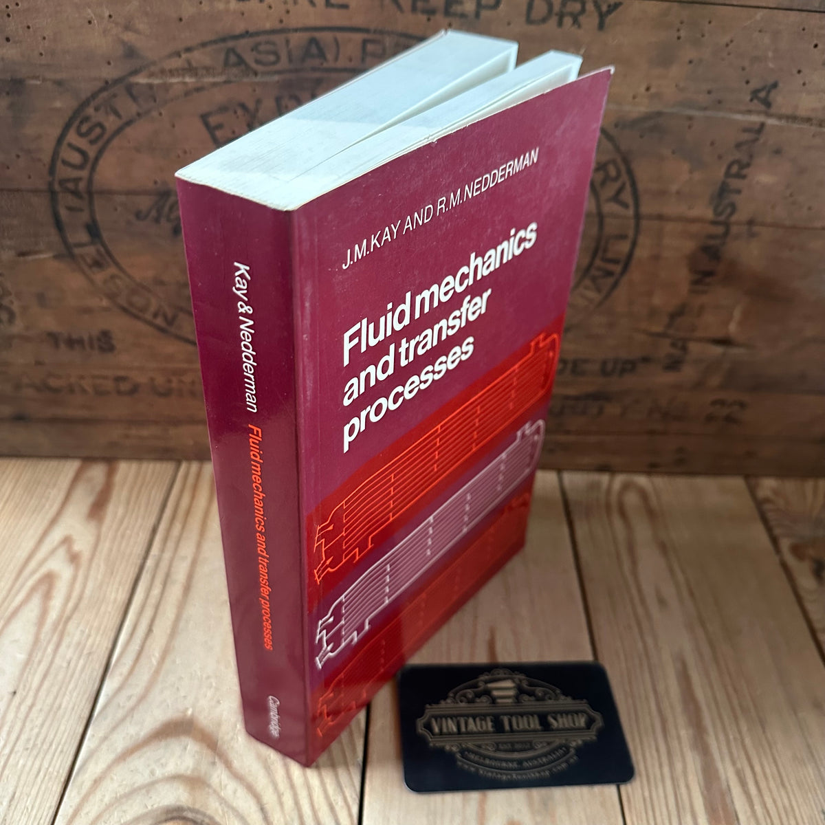 XBN147 Vintage 1988 BOOK FLUID MECHANICS And TRANSFER PROCESSES by J.M.Kay & R.M.Nedderman