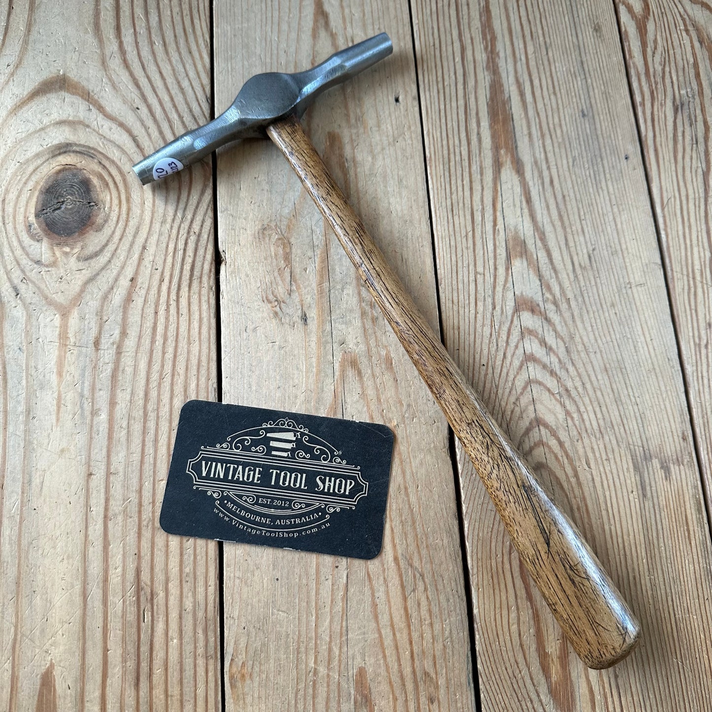 H2123 Nice! Vintage METALWORK Double Face HAMMER jewellers tool