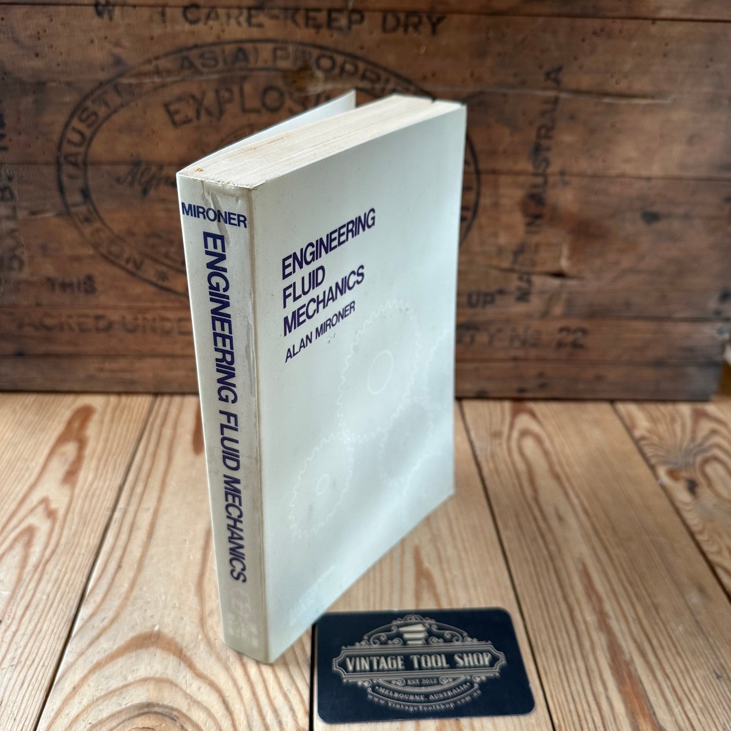 XBN74 Vintage 1979 ENGINEERING FLUID MECHANICS BOOK by Alan Mironer