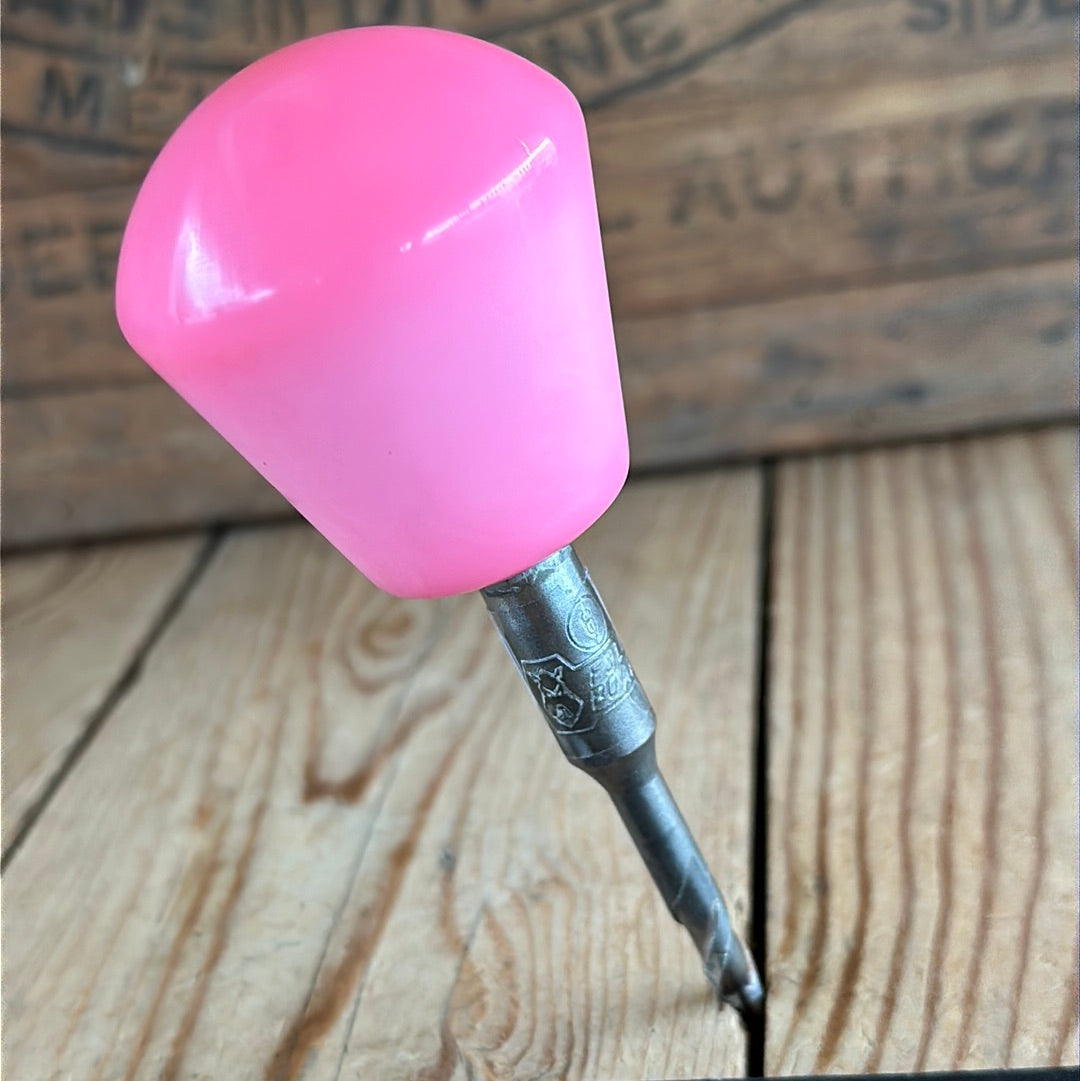 TR139 Repurposed hot PINK POOL BALL awl by Tony Ralph