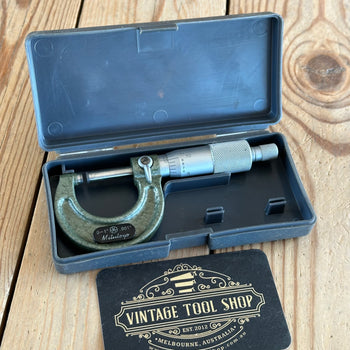 H1620 Vintage 1” MICROMETER by MITUTOYO Japan No:103-177 IOB