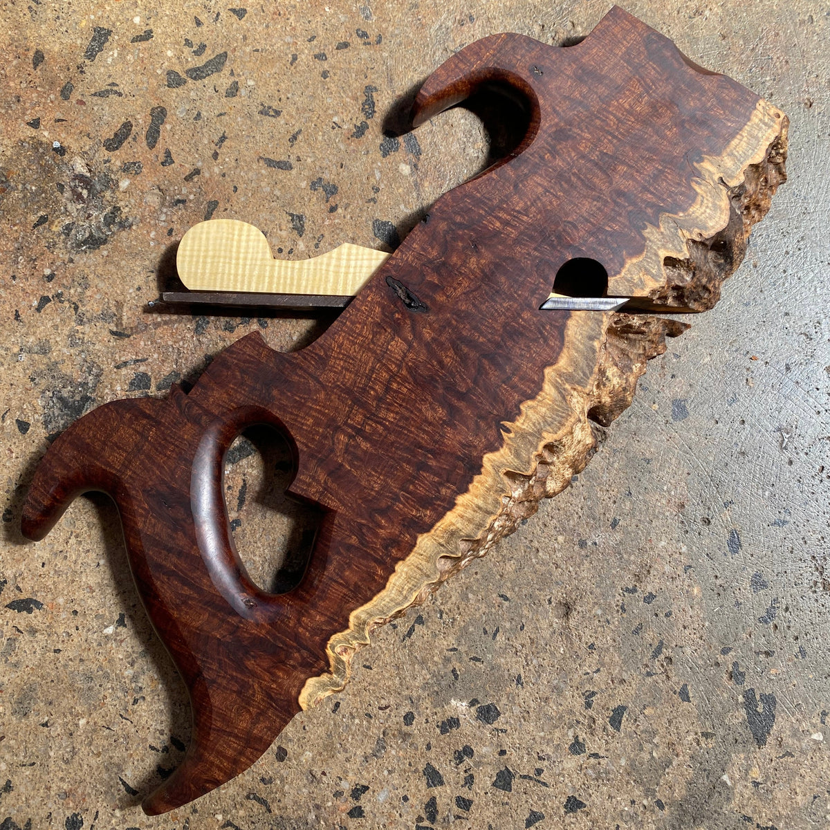 HSP5 One of One HERITAGE SAWS Melbourne GIDGEE Rebate plane “Cut Along the Dotted Line”