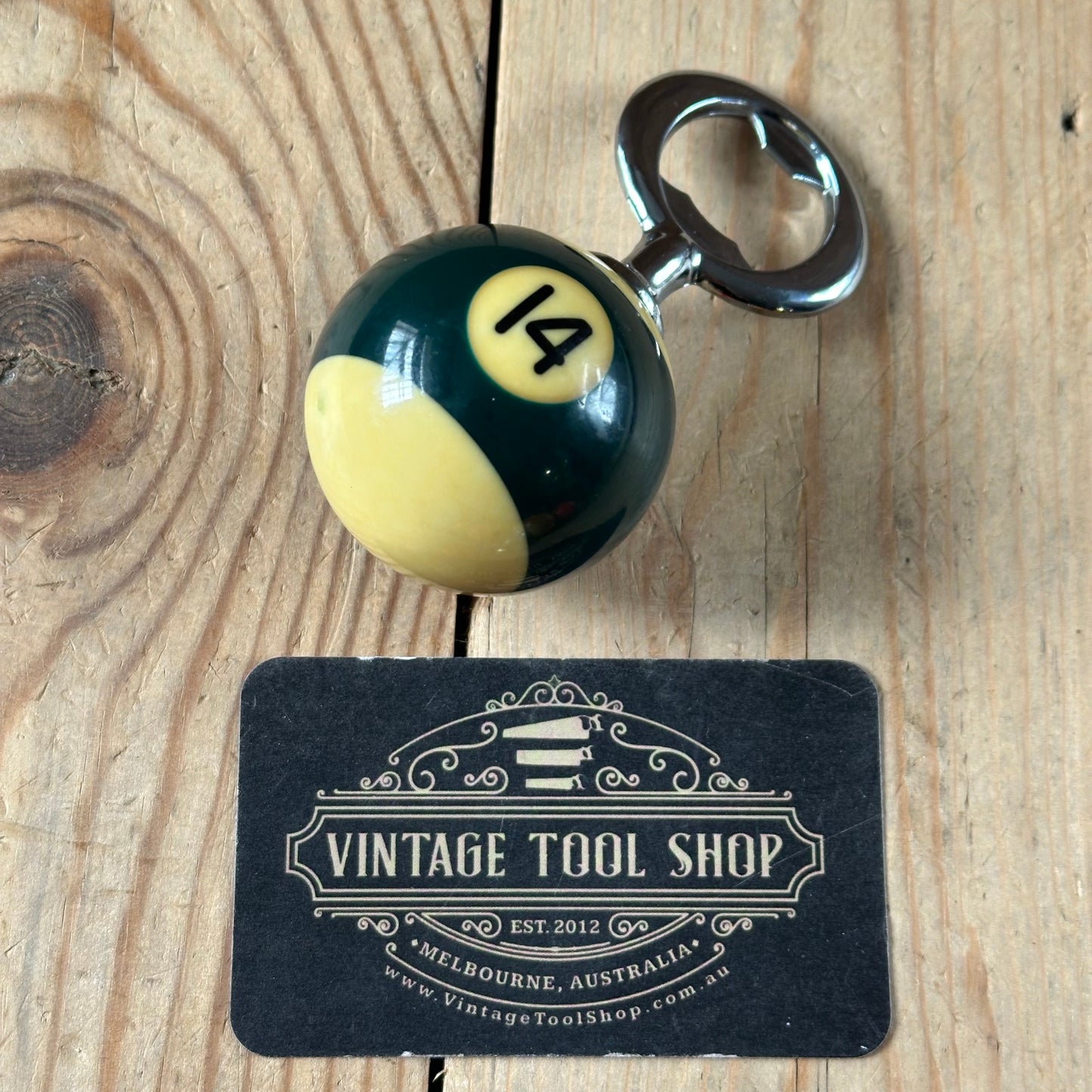 TRB NEW! AUSTRALIAN made POOL BALL BOTTLE OPENERS by TONY RALPH