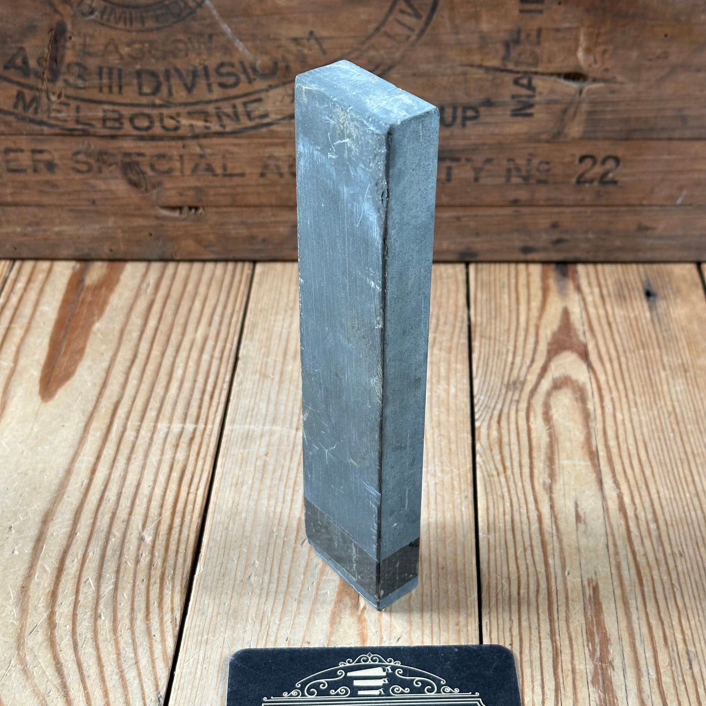 A378 ULTRA FINE! Vintage German Thuringian SLATE Razor BARBER HONE sharpening stone waterstone